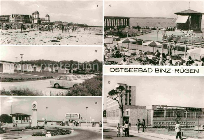 Binz Ruegen Kurhaus Strand Konzertpavillon Erholungsheim Arkona