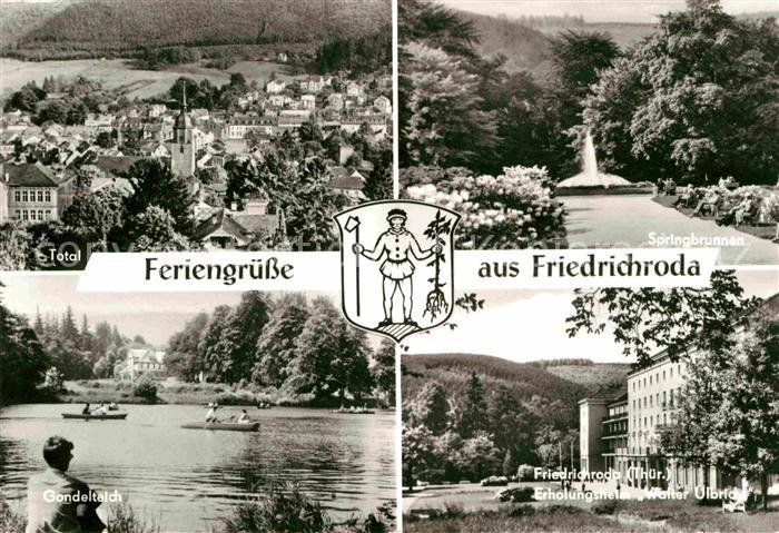 Friedrichroda Springbrunnen Gondelteich