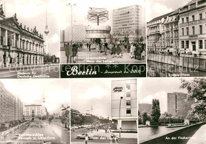 BERLIN  CITY Museum der Deutschen Geschichte Karl Marx Allee Unter den Linden Er
