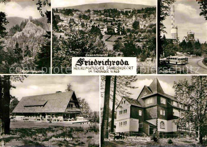 Friedrichroda Aschenbergstein Heuberghaus Ferienheim Spiessberghaus Inselberg