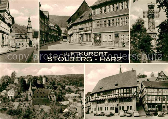 Stolberg Harz Rittergasse Markt Josephshoehe Rathaus