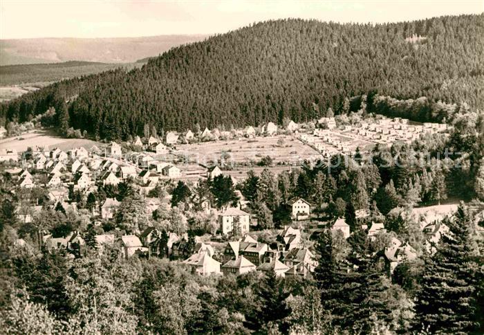 Ilmenau Thueringen Blick zum Lindenberg