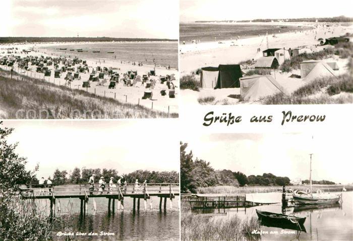 Prerow Ostseebad Strandansichten Fischerboote
