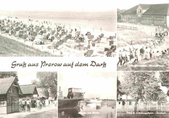 Prerow Ostseebad Hafen Strand Erholungsheim Zentral Strandhaus