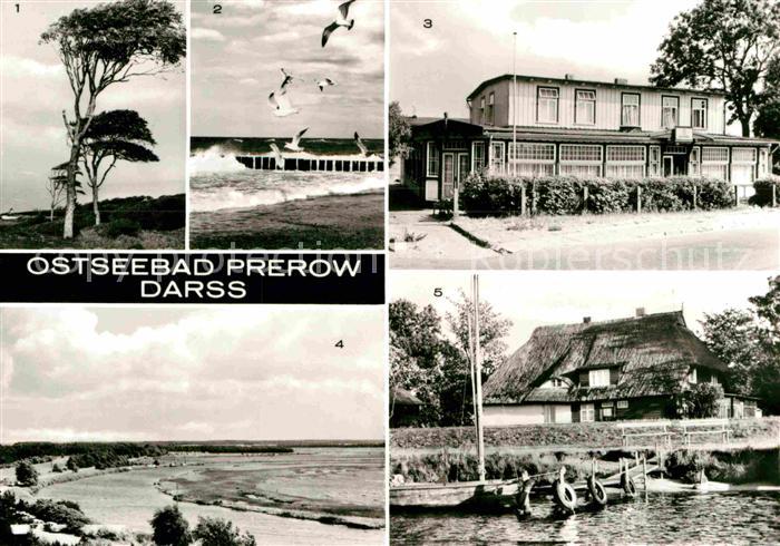 Prerow Ostseebad Esperort Strand Erholungsheim Am Hafen Prerowstrom Krabbenort
