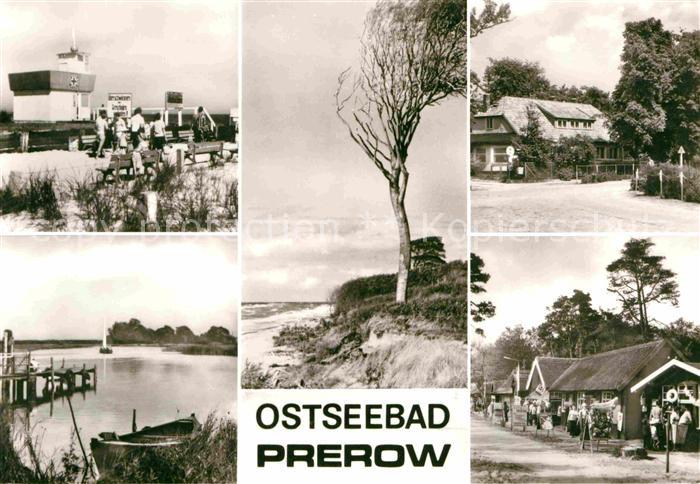 Prerow Ostseebad Hauptrettungsturm Cafe Strandeck Ladenstrasse