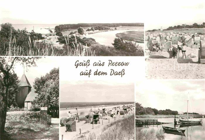 Prerow Ostseebad Strand Kirche Panorama