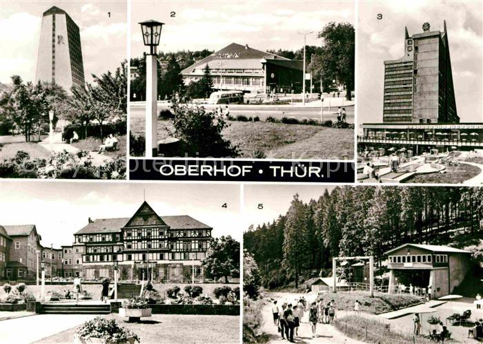 Oberhof Thueringen Erholungsheim Rennsteig Gaststaette Oberer Hof Interhotel Pan