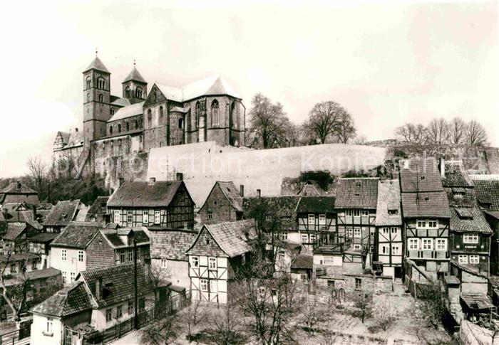 Quedlinburg Harz Burgberg mit Stiftskirche