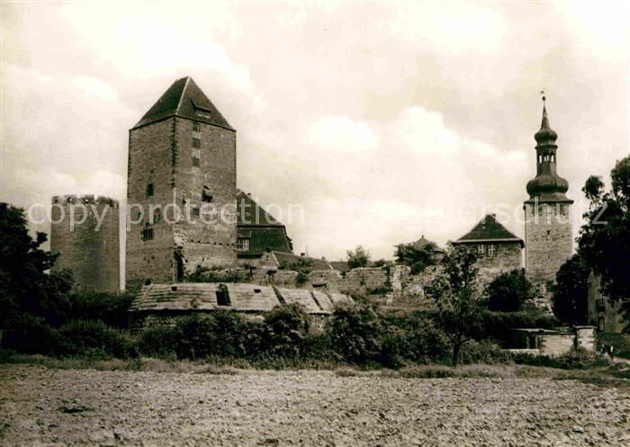 Querfurt Suedansicht der Burg