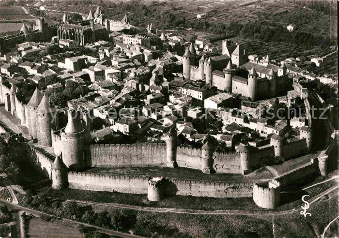 Carcassonne Fliegeraufnahme