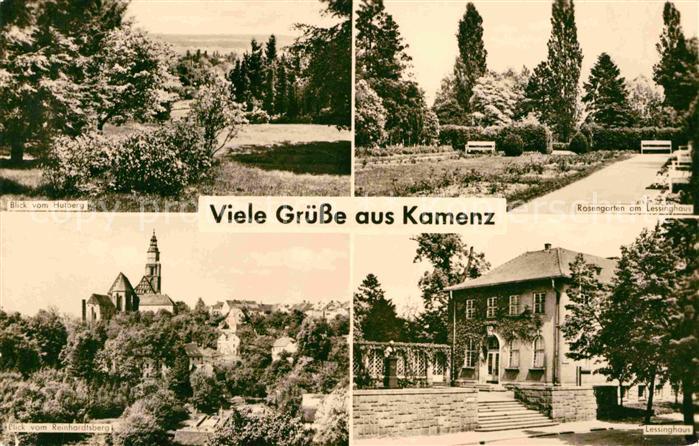 Kamenz Sachsen Hufberg Rosengarten Lessinghaus Reinhardsbergblick Lessinghaus