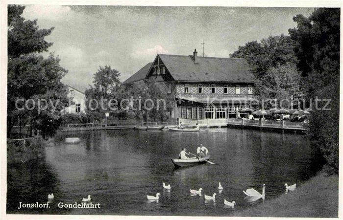 Jonsdorf Kurhaus Gondelfahrt mit Gondelteich