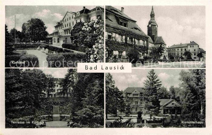 Bad Lausick Kurhotel Hauptstr Terrasse Kurpark Kurmittelhaus