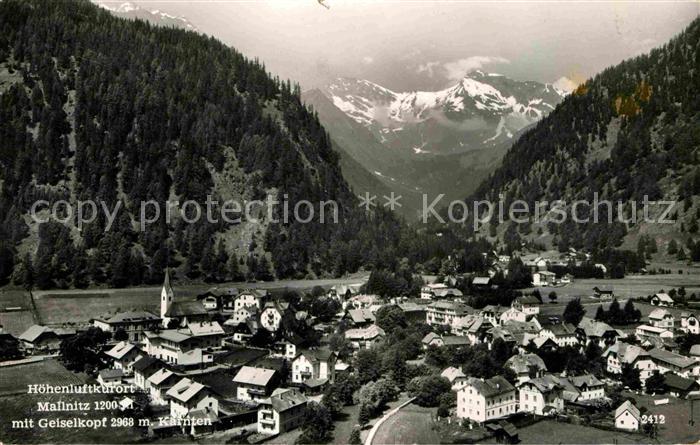 Mallnitz Kaernten mit Geiselkopf