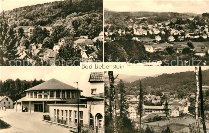 Bad Liebenstein Teilansicht Panorama Kurhaus