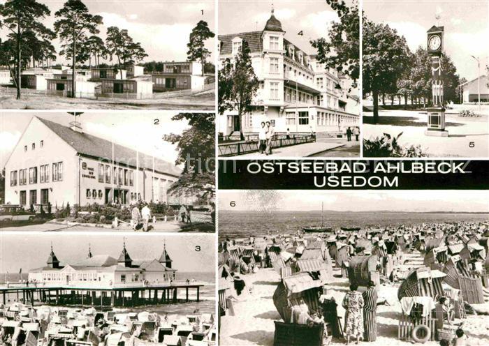 Ahlbeck Ostseebad FDGB Erholungsheim Haus der Erholung Seebruecke FDGB Erholungs