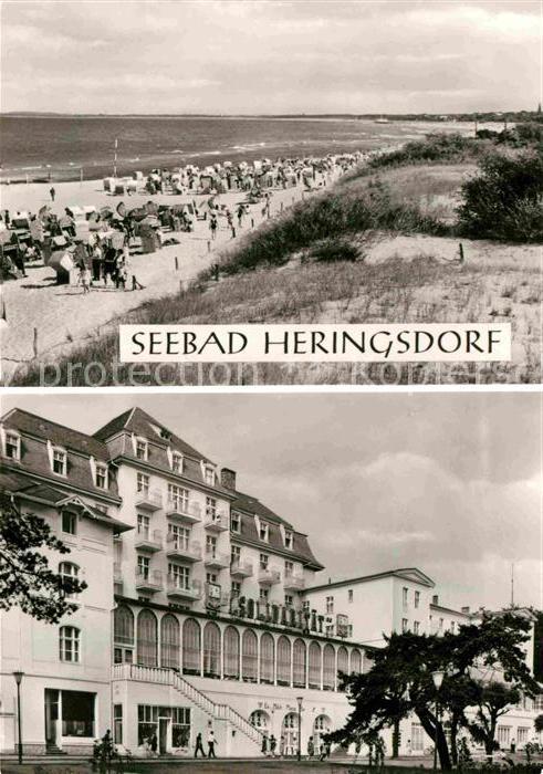 Heringsdorf Ostseebad Usedom Badestrand FDGB Erholungsheim Solidaritaet