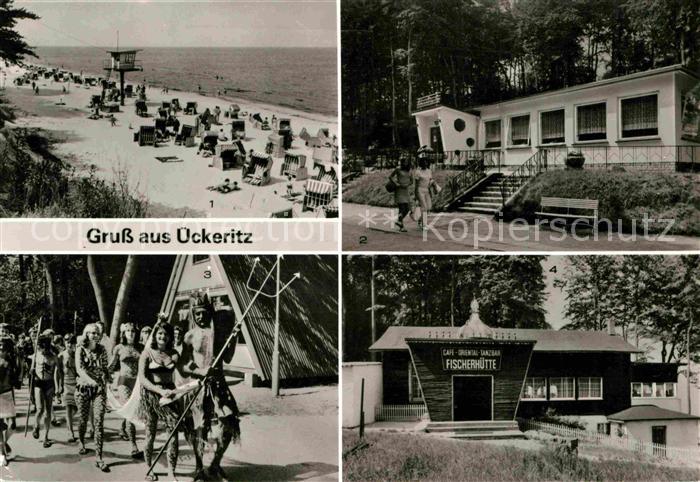 ueckeritz Usedom Strand Strandklause Neptunfest Fischerhuette