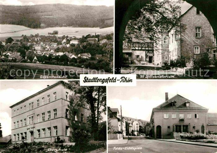Stadtlengsfeld Panorama SV Diaetsanatorium Oberschule Felda Lichtspiele