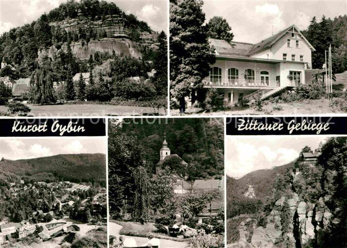 Oybin Sachsen Berg Oybin FDGB Erholungsheim Ernst Thaelmann Panorama Scharfenste