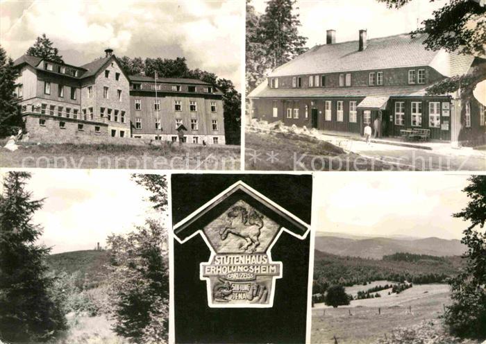 Vesser Suhl Stutenhaus Ferienheim Berggaststaette Panorama