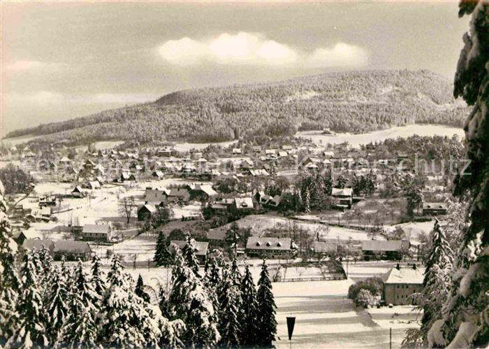 Jonsdorf Blick von der Sprungschanze