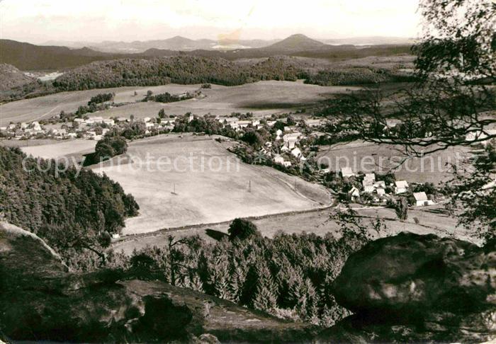 Papstdorf Blick vom Gohrisch