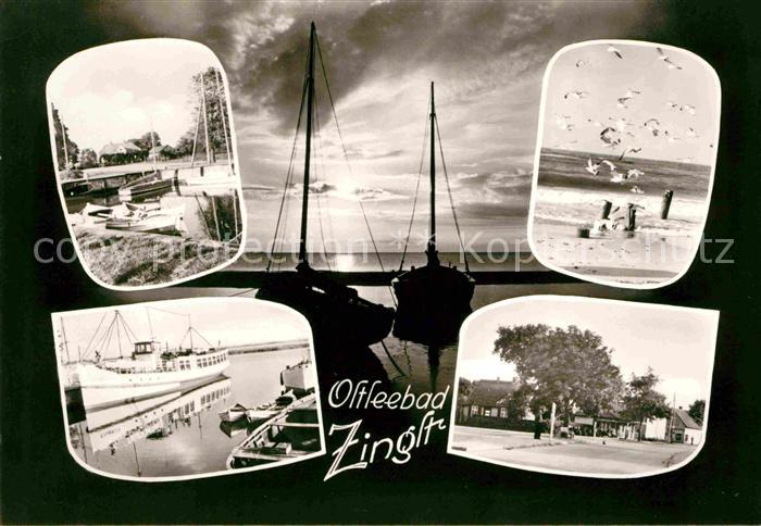 Zingst Ostseebad Hafen Strand Teilansicht