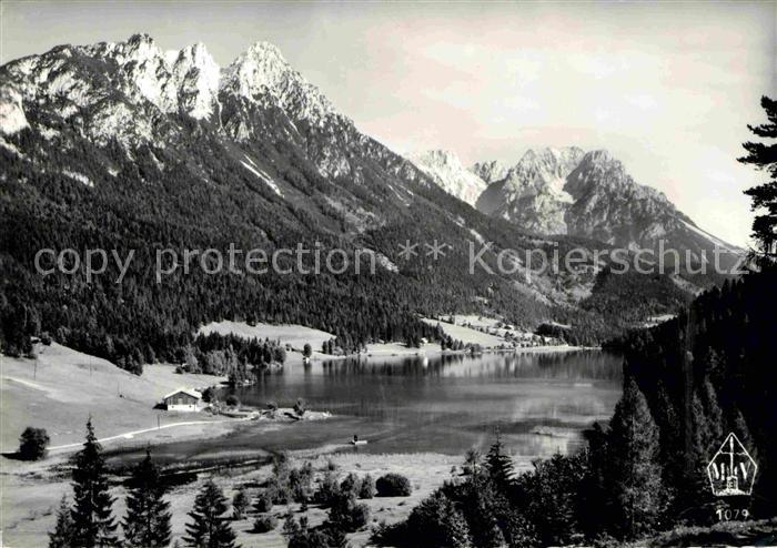 Hintersteinersee mit Scheffauer Treffauer Wilder Kaiser