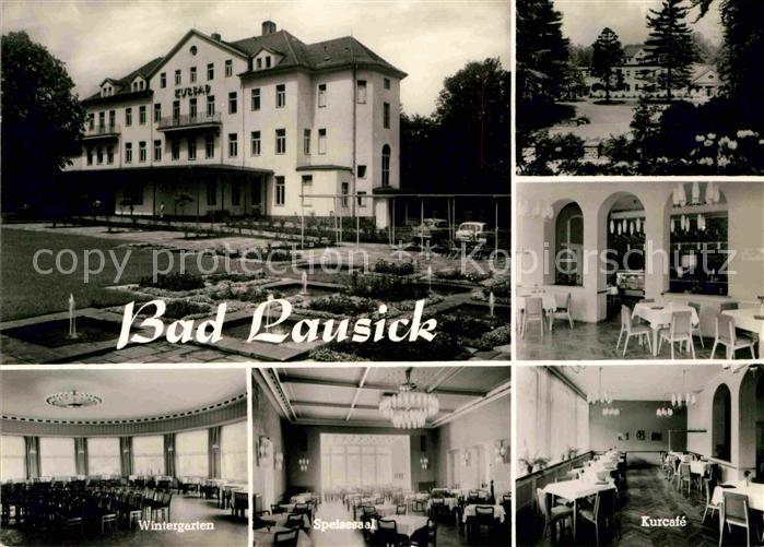 Bad Lausick Kurbad Wintergarten Speisesaal Kurcafe