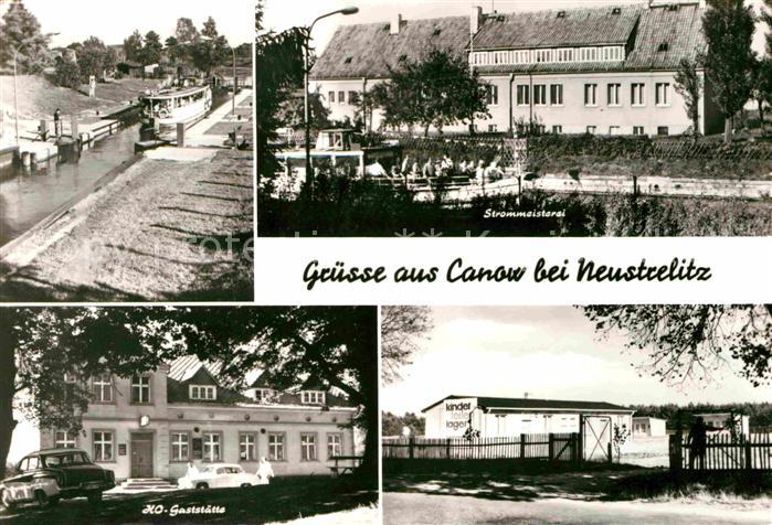 Canow Schleuse Strommeisterei HO Gaststaette