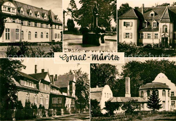 Graal-Mueritz Ostseebad Haus Brunnen Kurmittelhaus Kindersanatorium Kommun Warmb