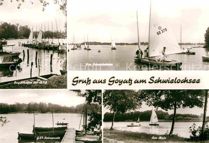 Goyatz Seglerhafen der BSG Schwielochsee GST Stuetztpunkt Am Hals