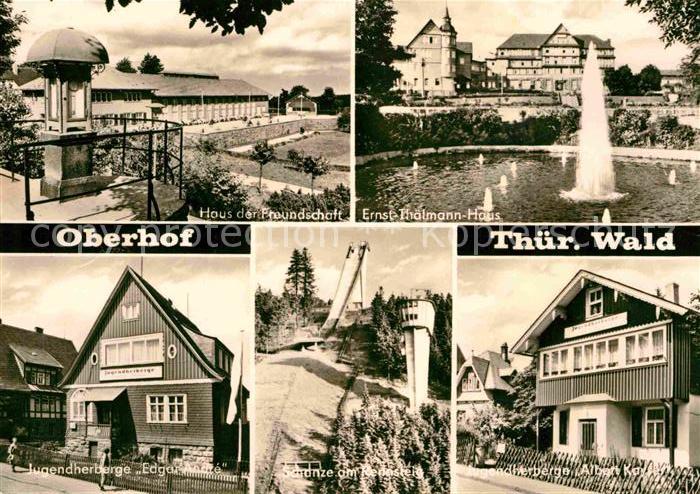 Oberhof Thueringen Haus der Freundschaft Thaelmann Haus Jugendherbergen Edgar An