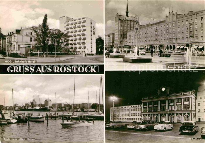 ROSTOCK  CITY HOG Bahnhofs Hotel Lange Strasse Hafen Rathaus