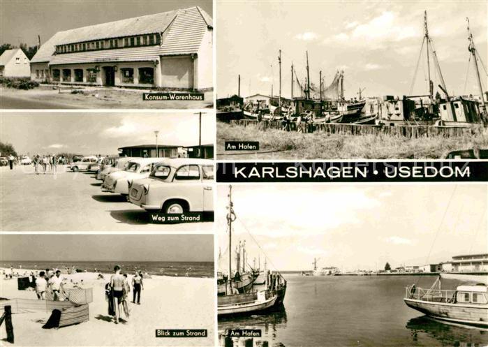 Karlshagen Konsum Warenhaus Strandweg Strand Hafenpartien