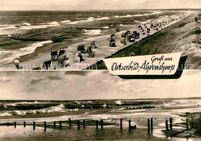 Ahrenshoop Ostseebad Strand Brandung