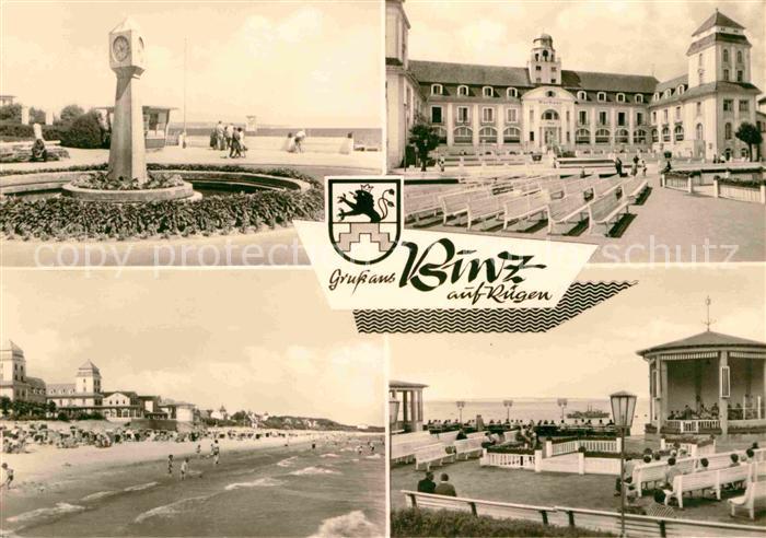 Binz Ruegen Brunnen Kurhaus Strand Pavillon