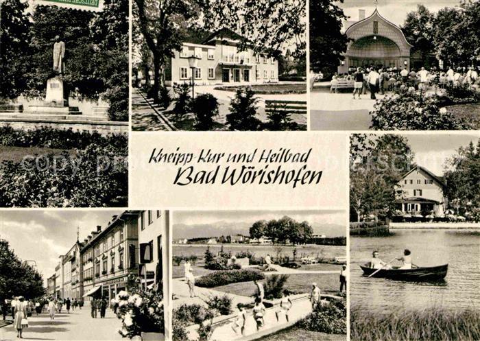 Bad Woerishofen Kneipp Denkmal Kurhaus Konzertplatz Promenade Wassertretanlage
