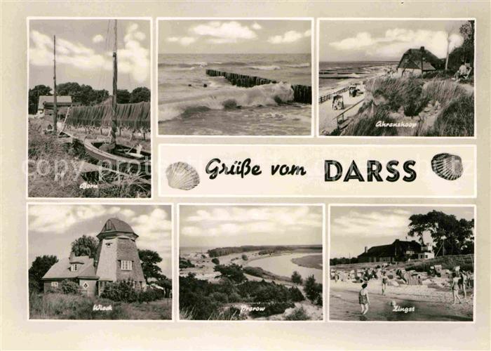 Darss Region Ostsee mit Born Ahrenshoop Wieck Prerow Zingst