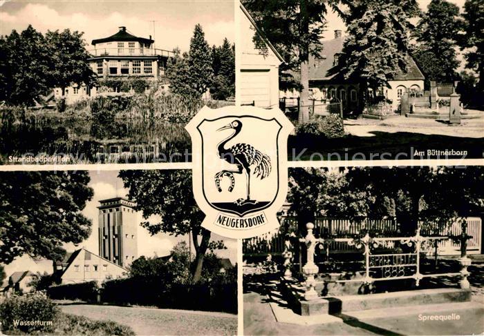 Neugersdorf Sachsen Strandbadpavillon Buettnerborn Wasserturm Spreequelle