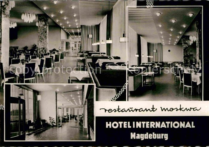 MAGDEBURG  CITY Hotel International Restaurant Moskwa