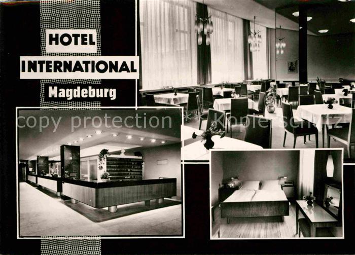MAGDEBURG  CITY Hotel International Rezeption Speisesaal Zimmer