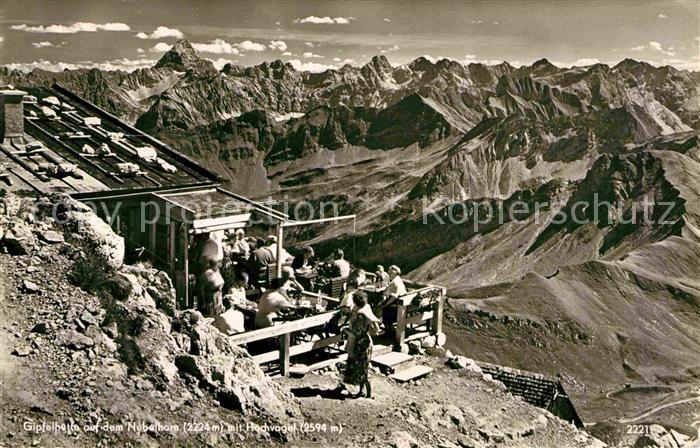Nebelhorn Gipfelhuette Hochvogel