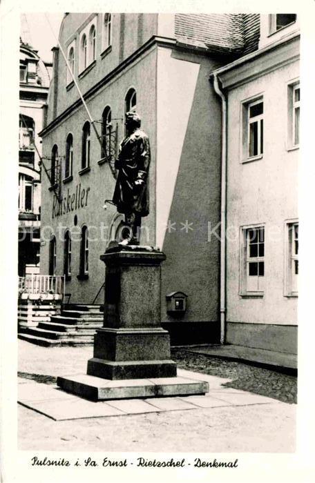 Pulsnitz Sachsen Ernst Rietzschel Denkmal