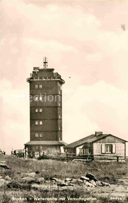 Brocken Harz Wetterwarte Versuchsgarten