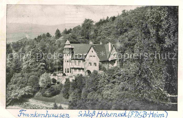 Frankenhausen Bad Schloss Hoheneck FDGB Heim