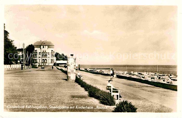 Kuehlungsborn Ostseebad Strandpartie Kinderheim Rostock