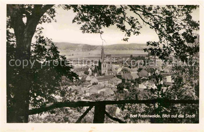 Bad Freienwalde Kirche Ortsansicht